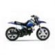 Kit plastiques ART couleur origine bleu + kit déco KUTVEK Racer bleu Yamaha PW50