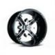 Jante utilitaire MSA Offroad Wheels M6 Nuke noir quad 14X7 4X156 4+3