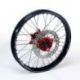 Roue arrière complète HAAN WHEELS A60 19 X 1.85 X 36T jante noire/moyeu rouge Yamaha YZ125