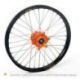 Roue arrière complète HAAN WHEELS 16X1.85 jante noir/moyeu orange KTM SX85