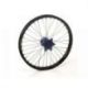 Roue arrière complète haan wheels 17x5.0x.36t jante noir/moyeu bleu ktm/husqvarna