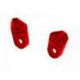 Kit supports de repose pieds LIGHTECH réglable rouge