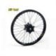 Roue arrière complète HAAN WHEELS 17x4,50x36T jante noir/moyeu noir/rayons noir/têtes de rayons noir