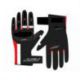 Gants RST Pilot CE cuir noir/rouge/blanc taille S homme