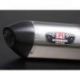 Silencieux YOSHIMURA R-77J inox/casquette carbone Suzuki SV650