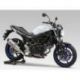 Silencieux YOSHIMURA R-77J inox/casquette carbone Suzuki SV650