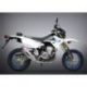 Ligne complète YOSHIMURA RS-4 inox silencieux alu/casquette carbone Suzuki DR-Z400S/SM