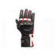 Gants RST Pilot CE cuir noir/rouge/blanc taille S 