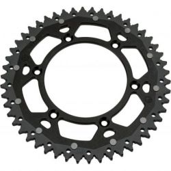 REAR SPROCKET / 50 TEETH / 520 PITCH / BLACK/NATURAL / ALUMINIUM/STEEL