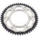 REAR SPROCKET / 52 TEETH / 520 PITCH / SILVER/NATURAL / ALUMINIUM/STEEL