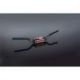 Guidon Ø36mm sans barre RENTHAL R-Works Fatbar®36 Villopoto/Stewart noir/mousse noire