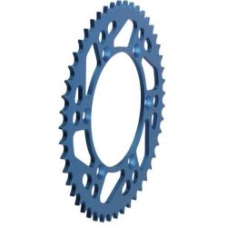 REAR SPROCKET / 46 TEETH / 428 PITCH / BLUE / ALUMINUM