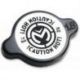 HIGH PRESSURE RADIATOR CAP 1.8 BAR BLACK