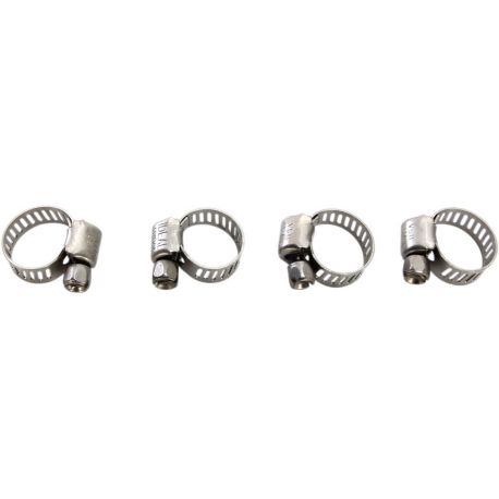 HOSE CLAMPS 7-17MM 4-PACK