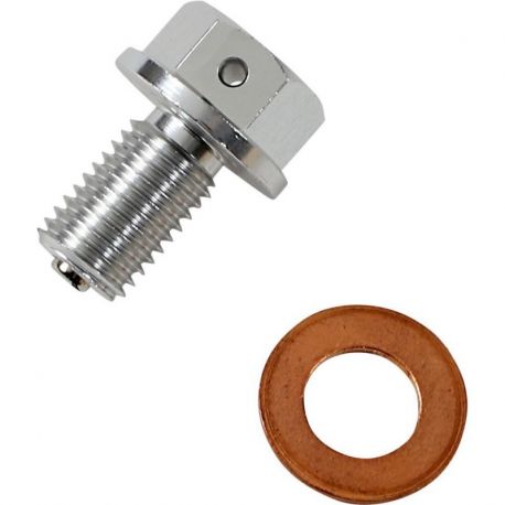 DRAIN PLUG MAGNETIC SLVR