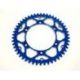 Couronne ART 51 dents alu ultra-light anti-boue pas 520 type 251 bleu