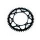 Couronne ART 48 dents alu ultra-light anti-boue pas 520 type 8000 noir