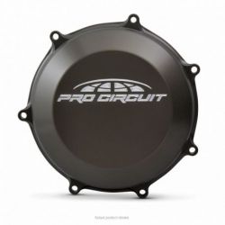 Couvre carter embrayage PRO CIRCUIT aluminium noir Kawasaki KX450