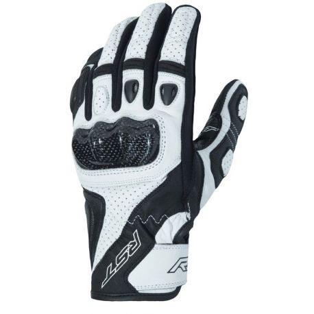 Gants RST Stunt III CE cuir/textile blanc Taille L