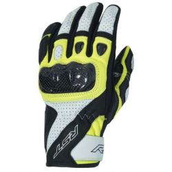 Gants RST Stunt III CE cuir/textile jaune fluo Taille XL