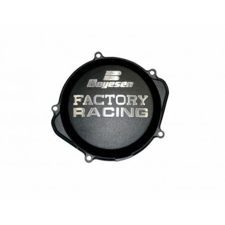 Couvercle de carter d'embrayage BOYESEN Factory Racing alu noir Yamaha YZ250