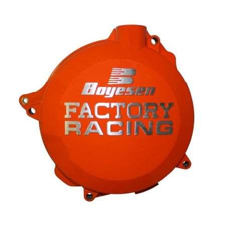 Couvercle de carter d'embrayage BOYESEN Factory Racing alu orange KTM SX125/150 Husqvarna TC125