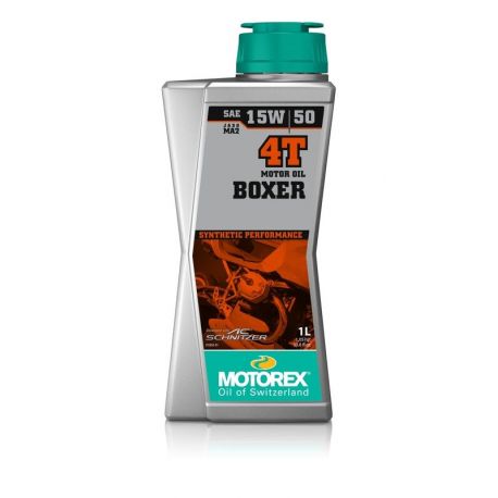 Huile Moteur MOTOREX Boxer 4T 15W50 100% synthétique 1L