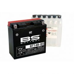 Batterie BS BATTERY BT14B-BS sans entretien livrée avec pack acide