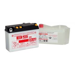 Batterie BS BATTERY 6N12A-2D (B54-6A) conventionnelle livrée avec pack acide