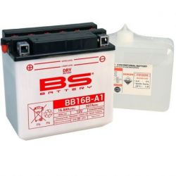 Batterie BS BATTERY BB16B-A1 haute performance livrée avec pack acide