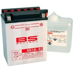 Batterie BS BATTERY BB14L-B2 haute performance livrée avec pack acide