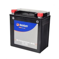 Batterie TECNIUM BTX20CH-BS sans entretien livrée avec pack acide