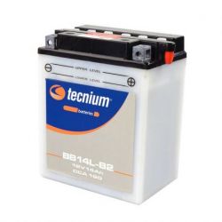 Batterie TECNIUM BB14L-B2 conventionnelle livrée avec pack acide