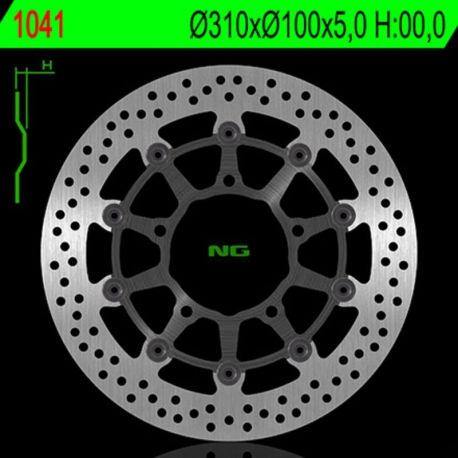 Disque de frein NG 1041 rond flottant Suzuki