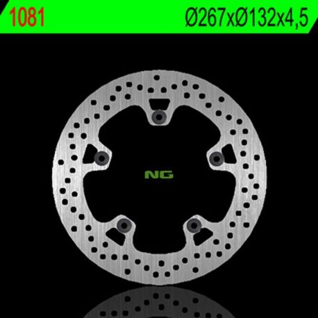 Disque de frein avant NG 1081 rond fixe