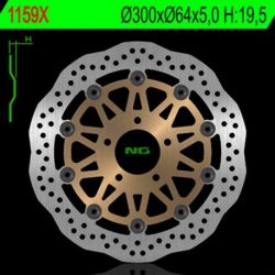 Disque de frein NG 1159X pétale flottant