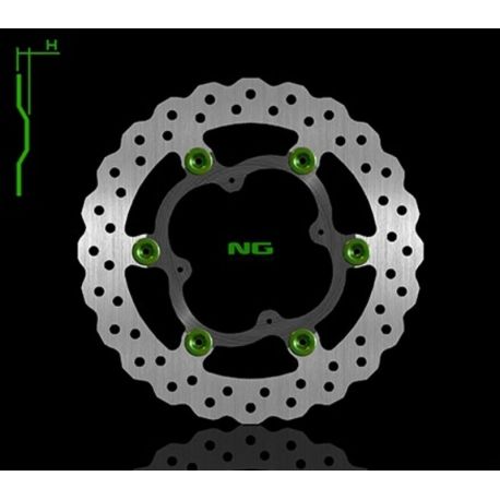 Disque de frein NG 1324X pétale flottant KTM