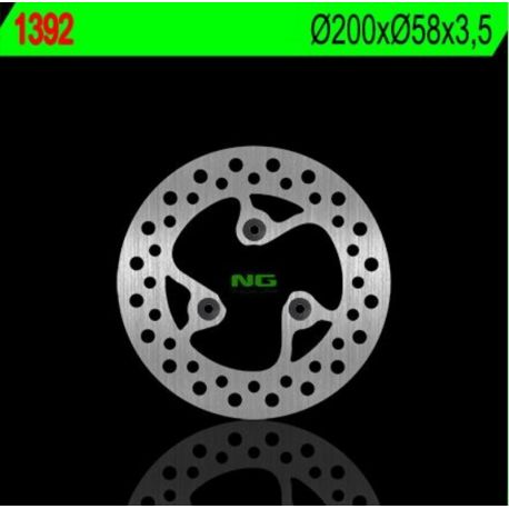 Disque de frein NG 1392 rond fixe Peugeot