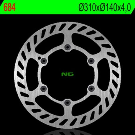 Disque de frein NG 684 rond fixe Beta VSP350