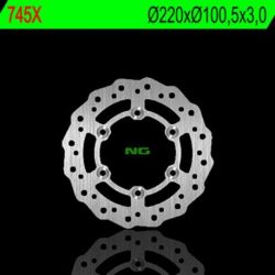 Disque de frein NG 745X pétale fixe