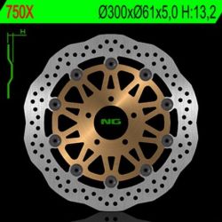 Disque de frein NG 750X pétale flottant Kawasaki