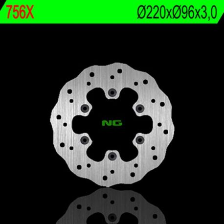 Disque de frein NG 756X pétale fixe Kawasaki