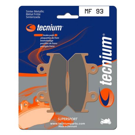 Plaquettes de frein TECNIUM MF93 métal fritté