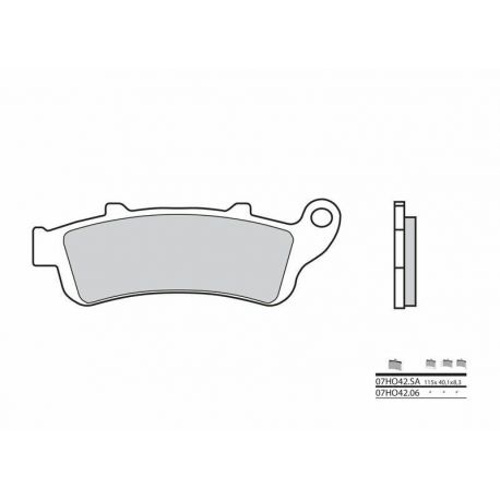 Plaquettes de frein BREMBO 07HO42SA métal fritté