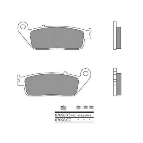 Plaquettes de frein BREMBO 07096CC carbone céramique