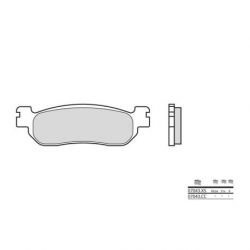 Plaquettes de frein BREMBO 07043XS carbone céramique organique