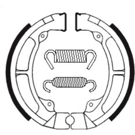 Machoires de frein TECNIUM BA056 organique