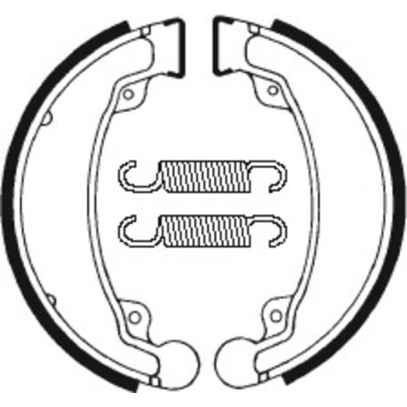 Machoires de frein TECNIUM BA069 organique
