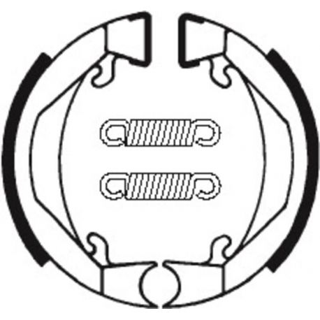 Machoires de frein TECNIUM BA074 organique