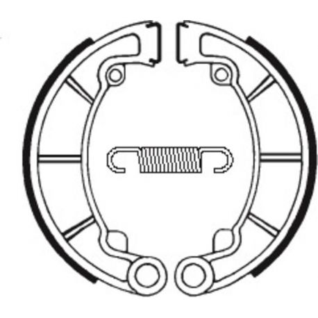 Machoires de frein TECNIUM BA088 organique